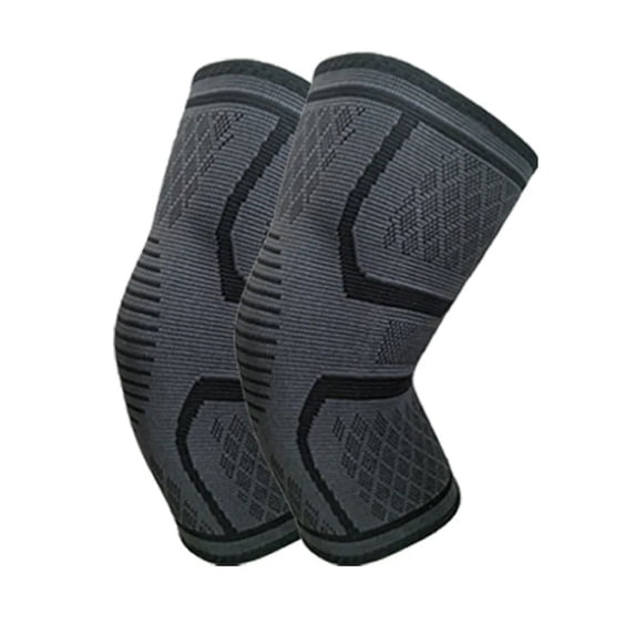 2pcs Unisex Compression Knee Sleeves - Knee Support & Protection for Basketball, Running, Cycling & All Sports