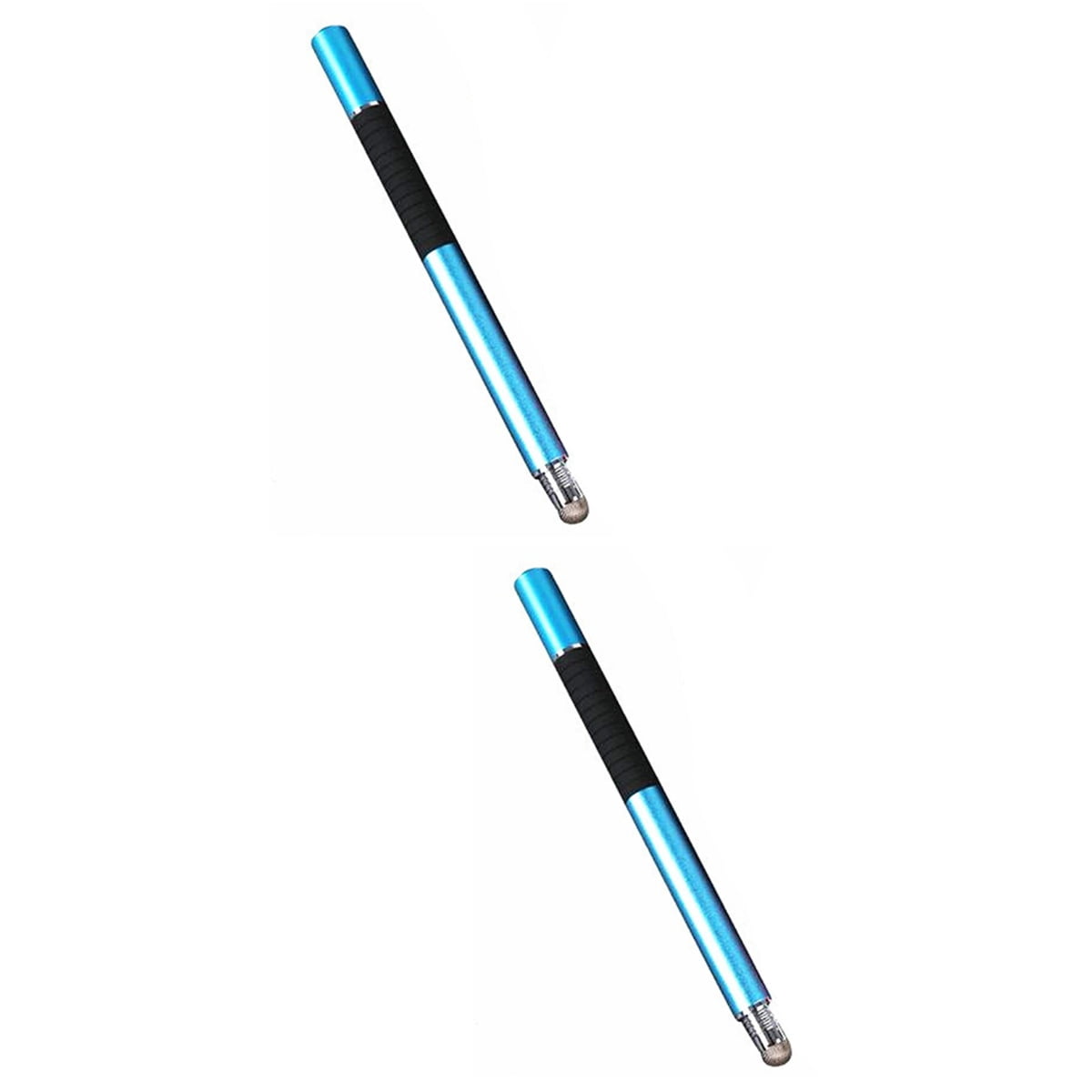 2pcs Universal 2 in 1 Disc and Fiber Tip Capacitive Stylus Touch Screen ...
