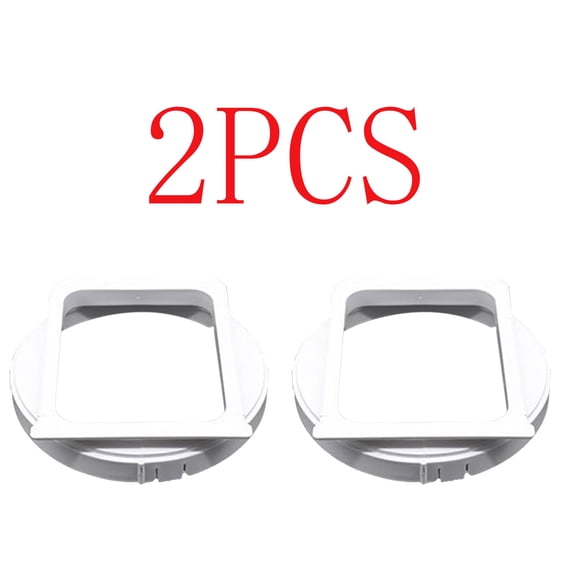 2pcs Universal Air Conditioner Exhaust Hose Connector, Premium Replacement Fitting for Portable AC Vent Tube and Ducting System, Perfect for Home, RV and Apartment Air Conditioner Parts, 6in, White