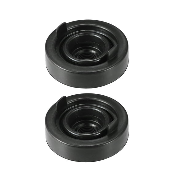2pcs Universal Car Headlight Dust Cover LED Headlight Dust Cap 1.73''x3.50'' Rubber Dustcover Black