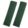 thumbnail image 1 of 2pcs Universal Car Seat Belt Cover Pads Faux Leather Shoulder Seatbelt Pads Cover Driving Green, 1 of 7