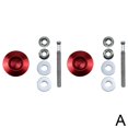 2pcs Universal Modified Car Push Button Billet Quick Front Hood