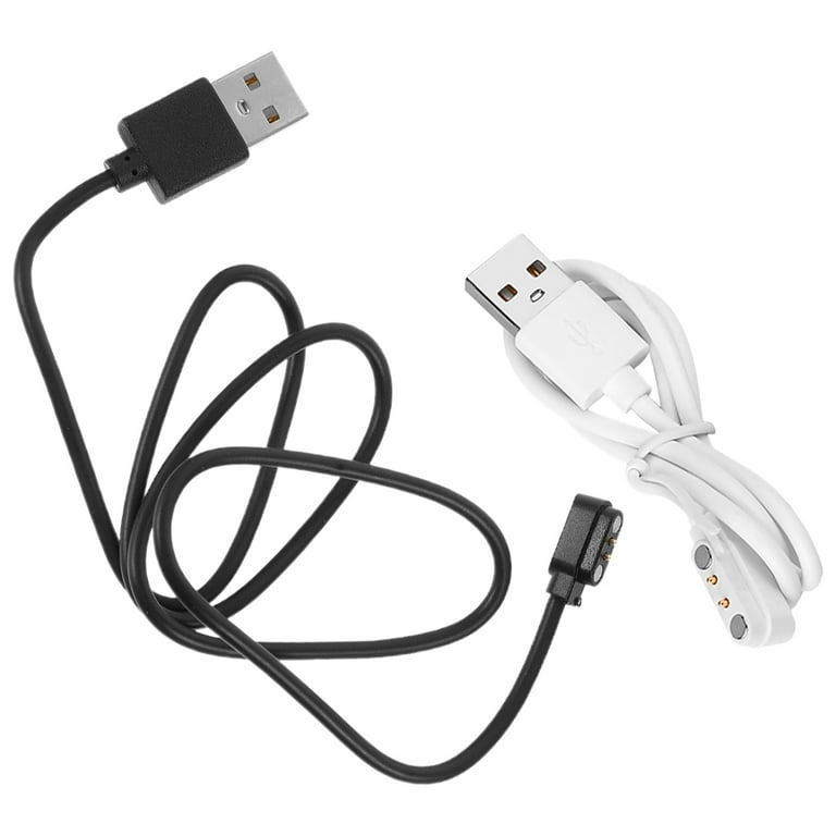 2pcs Universal Smartwatch Charging Cable Pin Magnetic Charger