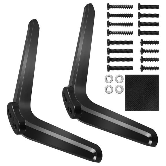 Universal TV Stand, Durable Plastic, Stable and Non-Slip, Decorative Use, 2Pcs