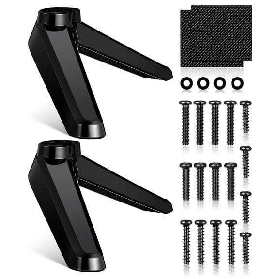 Supvox Universal TV Base Stand - Reinforced Support, Sleek Design, Easy to Set Up At Home