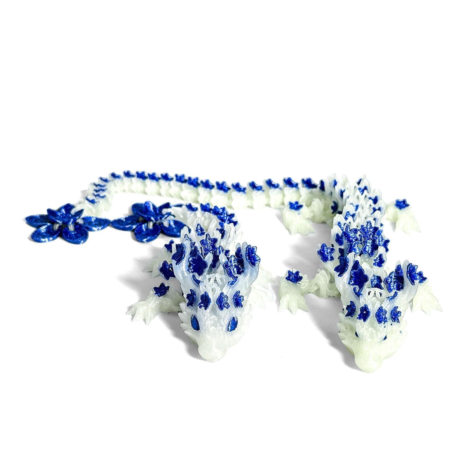 2pcs Upgraded 3D Printed Cherry Blossom Dragon and Egg Easter Egg with Animal Inside Birthday Gift
