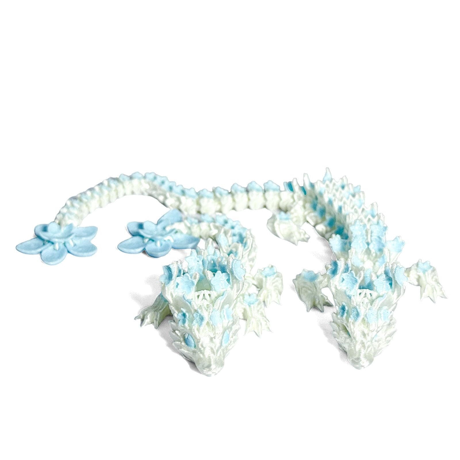 2pcs Upgraded 3D Printed Cherry Blossom Dragon and Egg Easter Egg with Animal Inside Birthday Gift