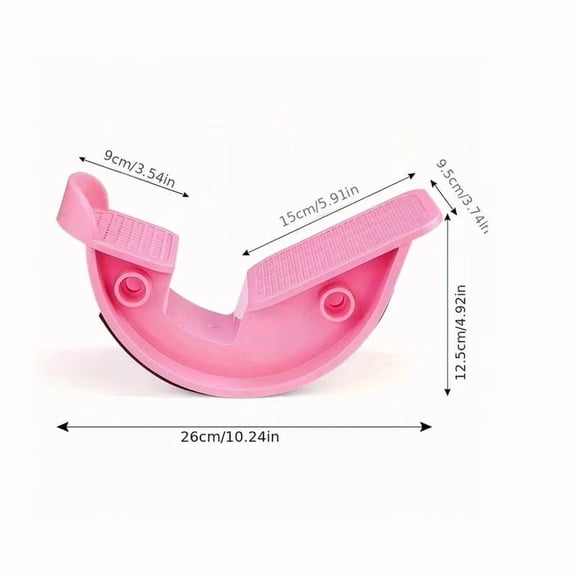 2pcs Upgraded Dual-Sided Stretch Roller - Yoga & Massage Foam Board With Arch Support, Portable Leg/Ankle Trainer For Balance & Flexibility