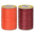 thumbnail image 1 of 2pcs Upholstery Sewing Thread 328 Yards 300m Polyester String, Red & Orange, 1 of 6