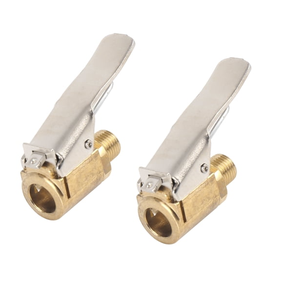 2pcs Vehicle Tire Chuck Clip Adapter Air Chuck Tire Inflator Connect Accessories