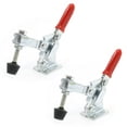 thumbnail image 1 of 2pcs Vertical Metal Toggle Clamp 180Kg 397 Lbs Holding Capacity 102B, 1 of 1