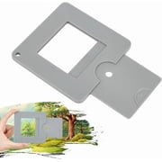2pcs View Finder with Sliding Mechanism Color Isolation View Finder Gray Scale Value Finder View Catcher Composition Tool