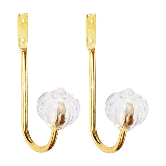 2pcs Vintage Crystal Wall Hook Coat Bag Hat Hanger Robe Hooks Bronze/Gold/Silver Home Kitchen Wall Door Holder Drawer Handle