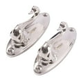 thumbnail image 1 of 2pcs Vintage Curtain Hooks Hanger Storage Rack Support Rack Home Accessories Silver, 1 of 8