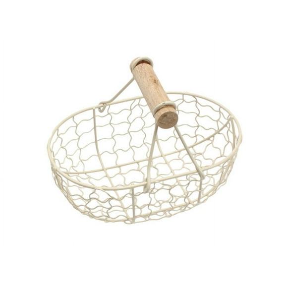 2pcs Vintage Iron Storage Basket Hollow Iron Fruit Basket Bread Storage Holder Home Supplies