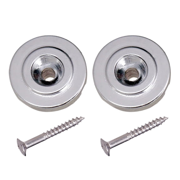 2pcs Vintage Styles String Trees Strings Round Slotted String Retainer Guide Tree With Mounting Screw Bass Accessory