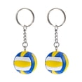 thumbnail image 1 of 2pcs Volleyball Keychain Theme Key Pendant for Volleyball Fans Party Favors Boys Girls, 1 of 6