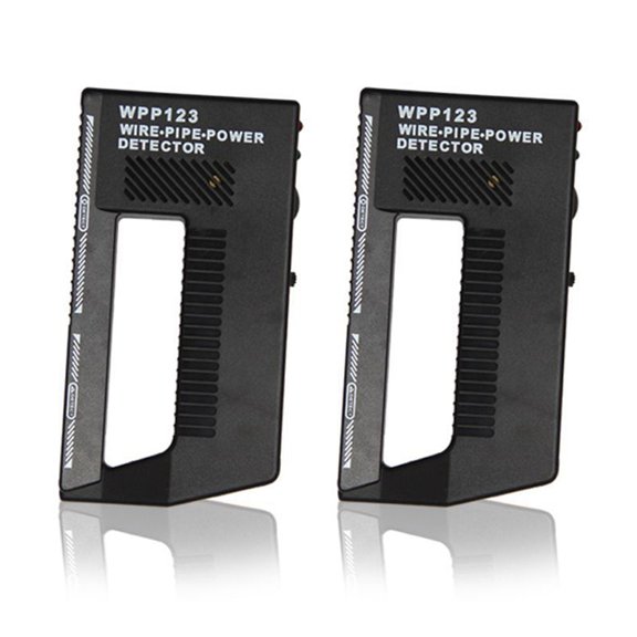2pcs WPP123 Metal Detector, Wall Scanner Metal Detector,Adjustable Alert Pipe Power Wall Stud Finder Metal Detector