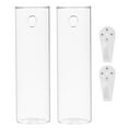 2pcs Wall Hanging Vase Planter Wallmounted Vase Glass Container Flower