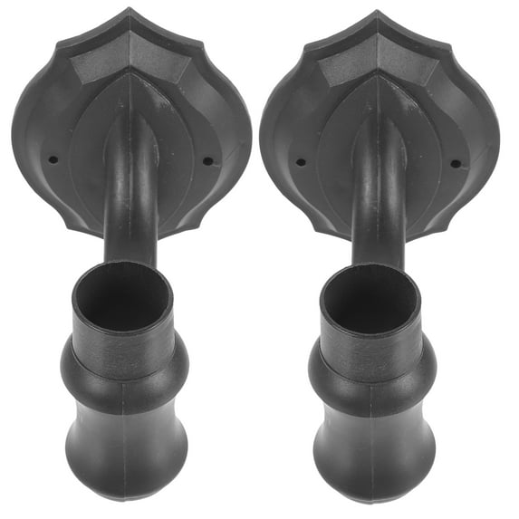 2pcs Wall Lamp Bases Solar Lamp Wall Holder Sconce Fixtures Industrial Light Holders