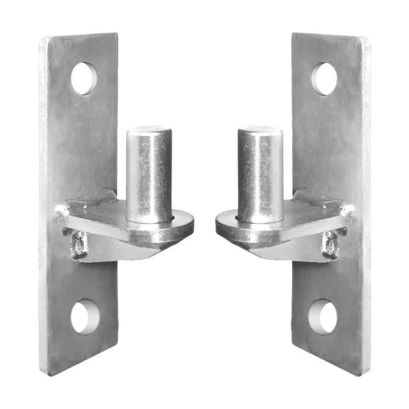 2pcs Wall Mount Gate Hinges Portable Sturdy for Outdoor Fence Door with 5/8Inch Hinges Pin Stainless Steel Coating