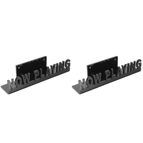 2pcs Wall Mount Record Holder Acrylic Floating Album Storage Shelf for Home