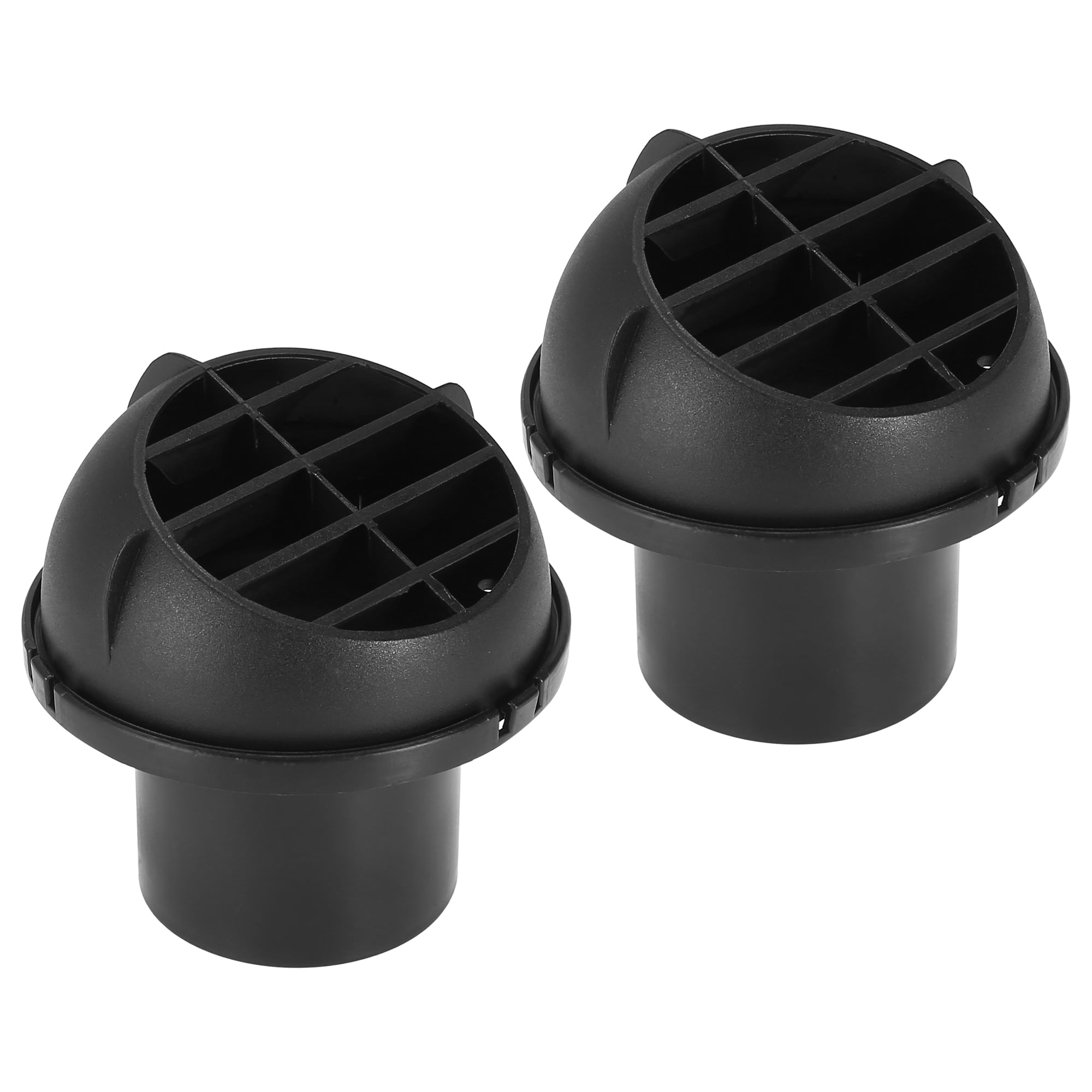 2pcs Warm Air Vent Outlet 60mm Auto Car Heater Duct Hose Pipe 360 Degrees  Car Parking Heater Air Conditioner Head Round