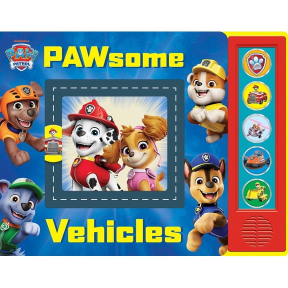 Nickelodeon Paw Patrol: Pawsome Vehicles Sound Book, (Paperback)