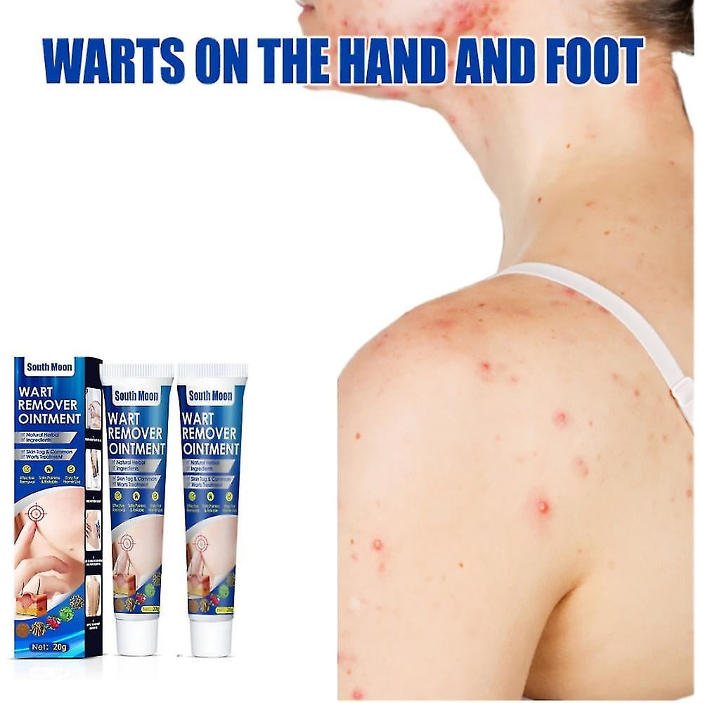 2pcs Wart Flat Wart Removal Cream Hand Foot Face Underarm Flesh Neck