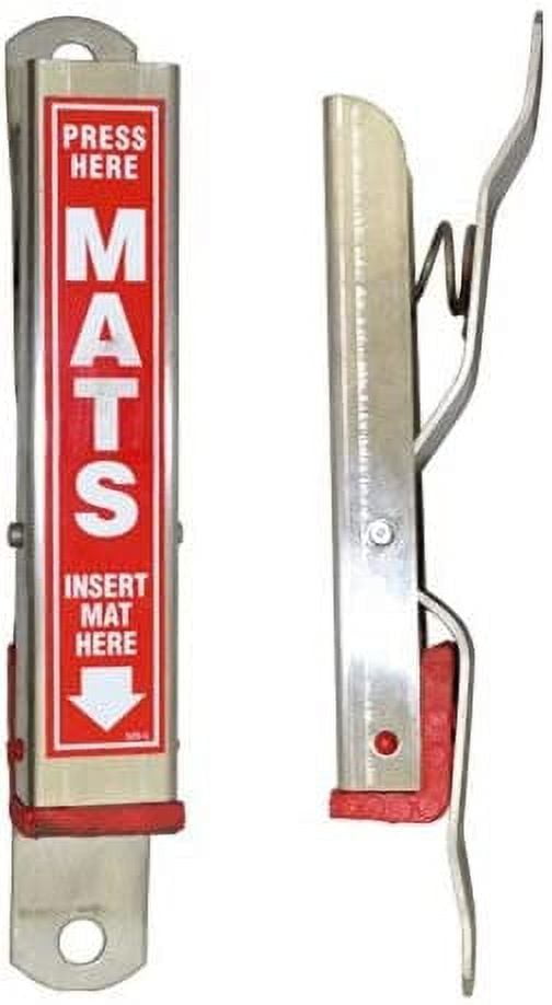 2pcs Wash Mat Clamps Heavy Duty Wall Mount Floor Mat Holders Secure