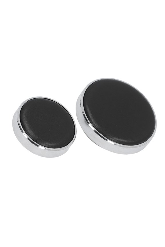 2pcs Watch Case Cushion Pad Holder Anti Slip Repair Kit PU Leather Stainless Steel Movement Protective Pad Set for Changing Battery