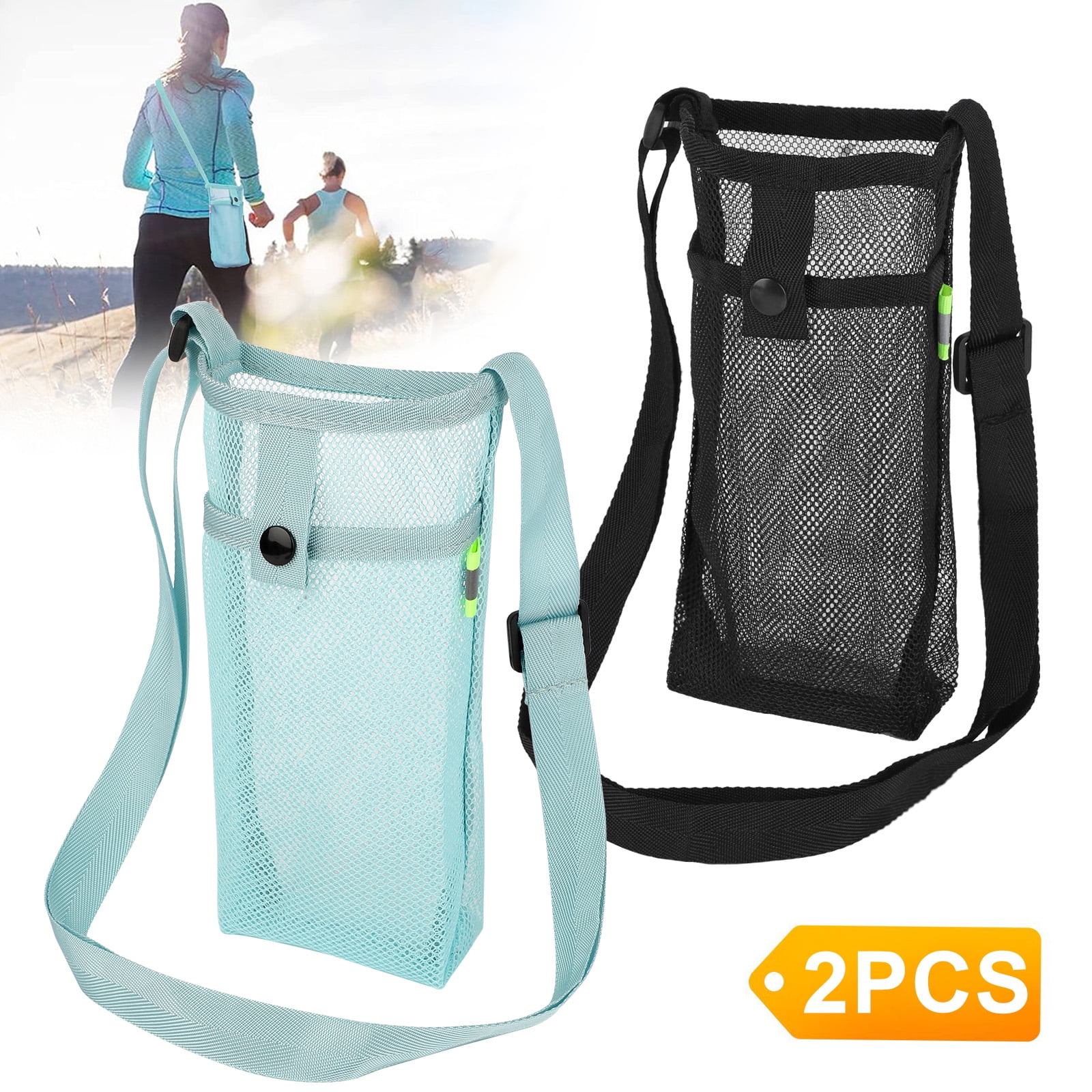 2pcs Water Bottle Holders, TSV Water Bottle Carrier with Adjustable ...