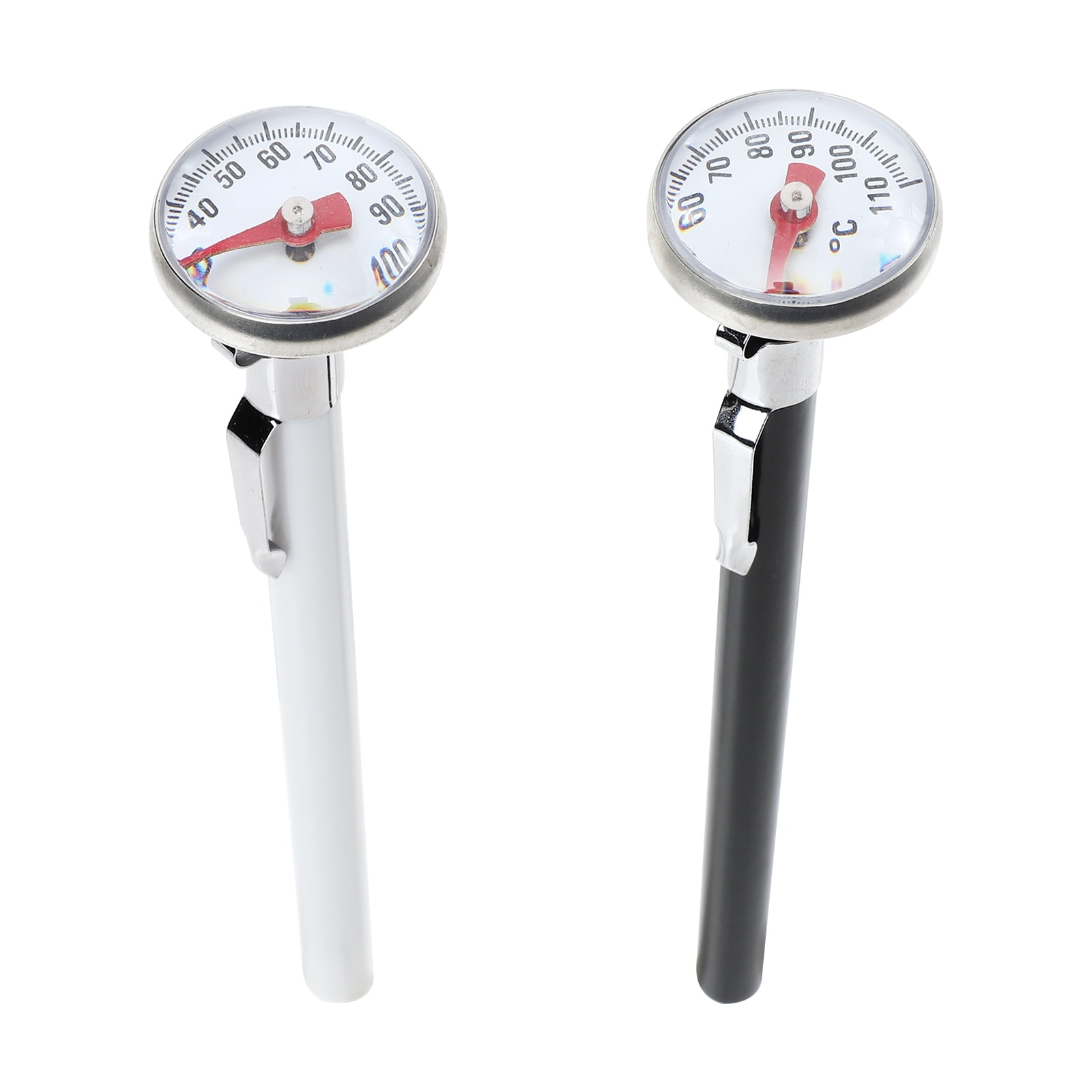 2pcs Water Thermometer Coffee Tea Thermometer Milk Thermometer for Steaming Milk