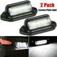2pcs Waterproof 6LED 12V License Plate Light Car Boat Truck Trailer