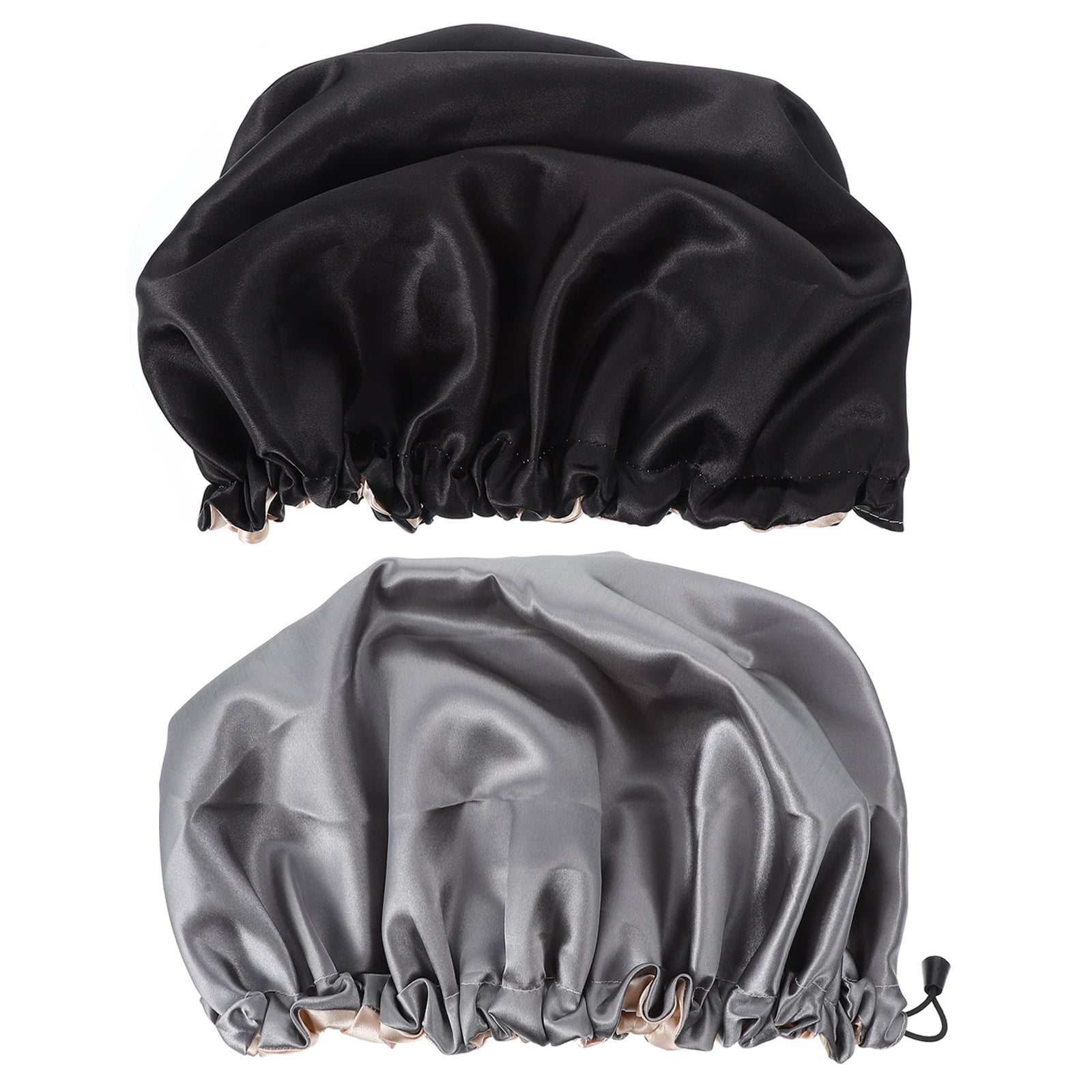 2pcs Waterproof Hair Elastic Sleeping Hair Loss Shower