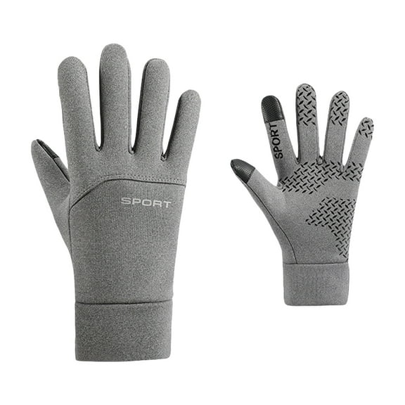 2pcs Waterproofed Football Gloves Thermals Outfield Cycling Mittens Winter Gloves for Outdoor Sports