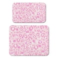 thumbnail image 1 of 2pcs Wave Leopard Print Coffee Maker Mat 4-Layer Heat-Resistant Counter Protector (Abstract Design), 1 of 5