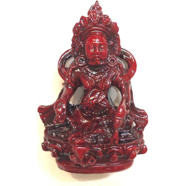 2pcs Wealth God Yellow Dzambhala Statue