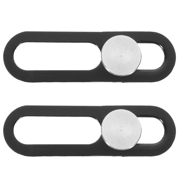 Camera Privacy Slider for Phone Protect Your Lens Cap with Slide Rail Compatible Black 2pcs
