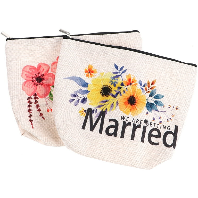 Bridal makeup pouch cheap