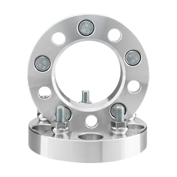 2pcs Wheel Adapters 5x4.75 Bolt Pattern for Chevy 1961-2016 Silver