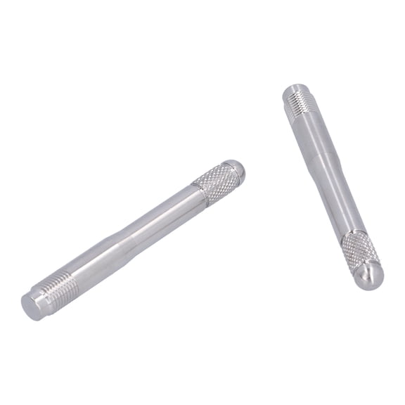 2pcs Wheel Stud Alignment Pins Mounting Guide M14 X 1.5 Thread Stainless Steel Tool