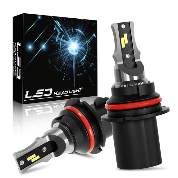 2pcs White 9007/HB5 LED Headlight High/Low Beam Bulbs for Mercury Villager 1996-2002