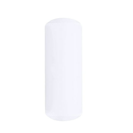 2pcs White Bolster Pillows Insert, 15.7x5.9" Bed and Couch Pillows, Indoor Decorative Pillows, Cervical Neck Roll