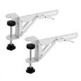 thumbnail image 1 of 2pcs White Foldable Desk Extender Clamp Computer Keyboard Tray Clamp for Home / Office DIY Wooden Desk Extender Board, 1 of 6