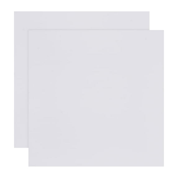 2pcs White PVC Foam Board Square Craft Foam 11.8"x11.8" Foam PVC Sheet Poster Board Lightweight Rigid Mount Board for Signboards Displays Crafts Modelling Art Framing Screen Printing WhiteDIY