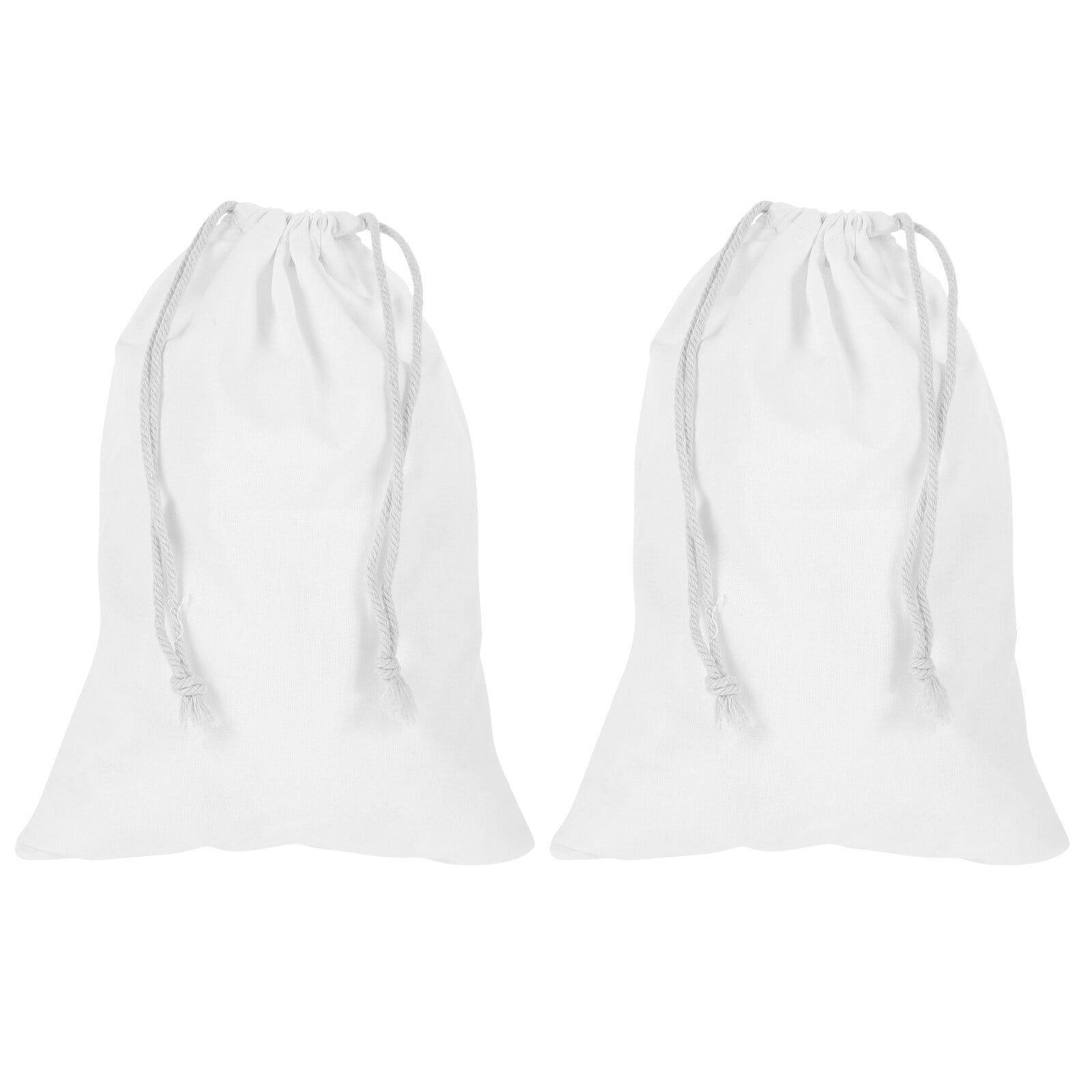 2pcs White Plain Drawing Drawstring Bag Practical Tie-dye 2pcs White Plain Drawing Drawstring Bag Practical Tie-dye