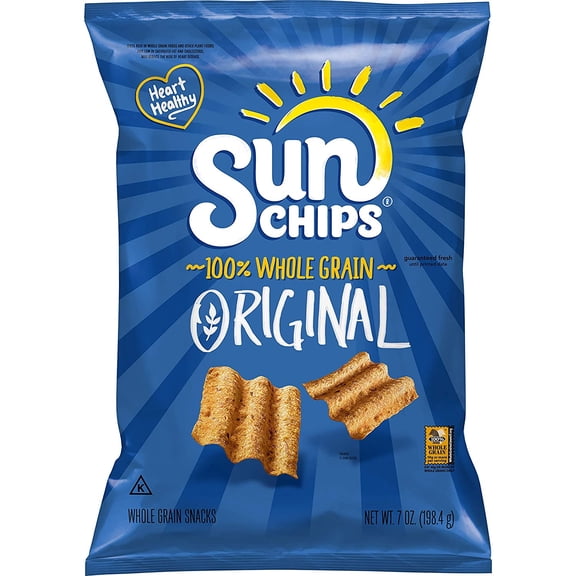 2pcs Whole Grain Snacks, Original, 7 Oz