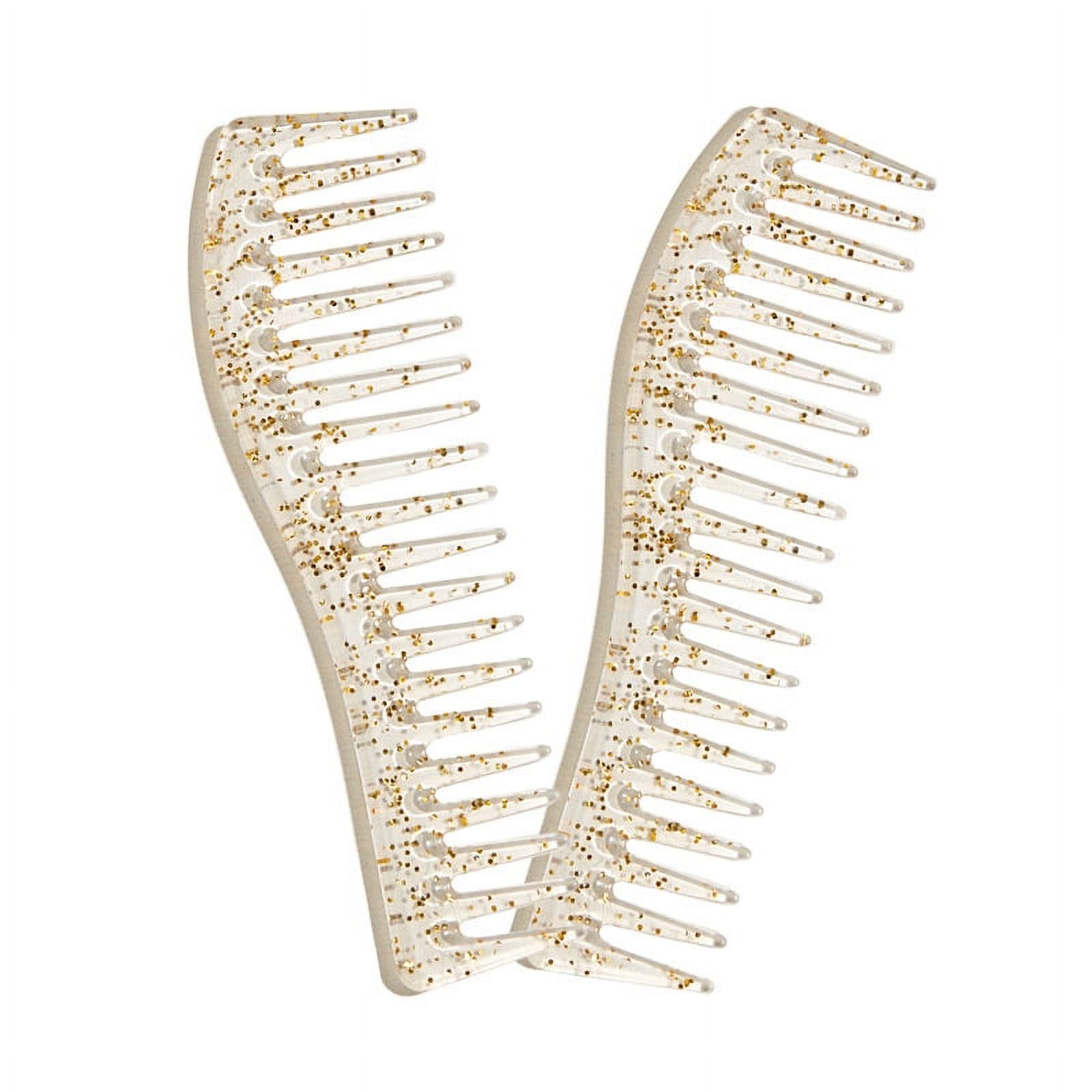 2pcs Wide Teeth Combs Women Hair Combs Hair Detangling Combs for Thick