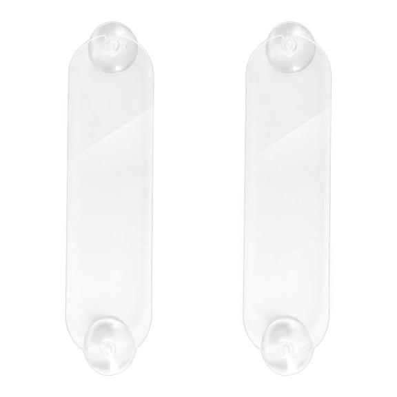 2pcs Windshield Mount Transponder Holder Pass Mounting Strips Pass Holder with Adhesive and Strong Suction Cups